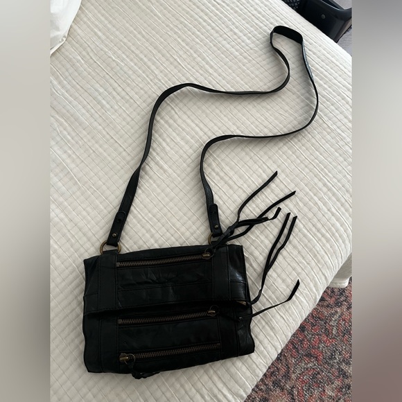 Botkier black leather crossbody bag purse - Picture 2 of 6